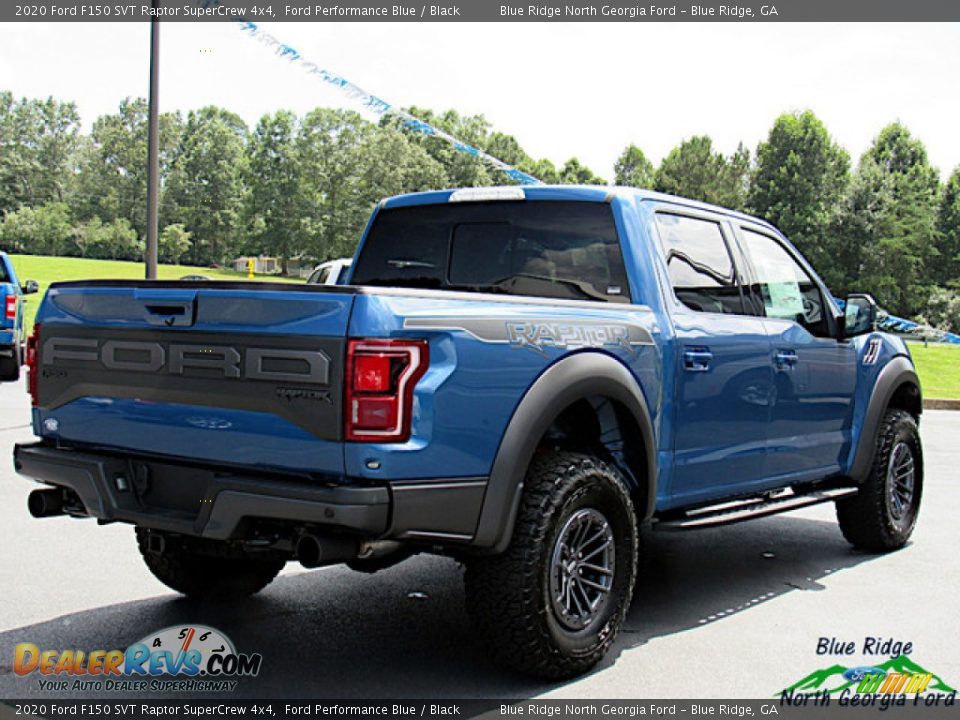 2020 Ford F150 SVT Raptor SuperCrew 4x4 Ford Performance Blue / Black Photo #5