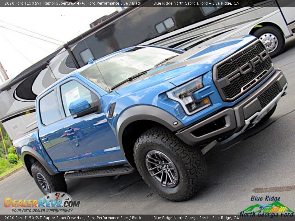 2020 Ford F150 SVT Raptor SuperCrew 4x4 Ford Performance Blue / Black Photo #35