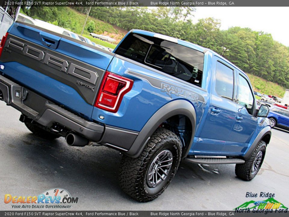 2020 Ford F150 SVT Raptor SuperCrew 4x4 Ford Performance Blue / Black Photo #36