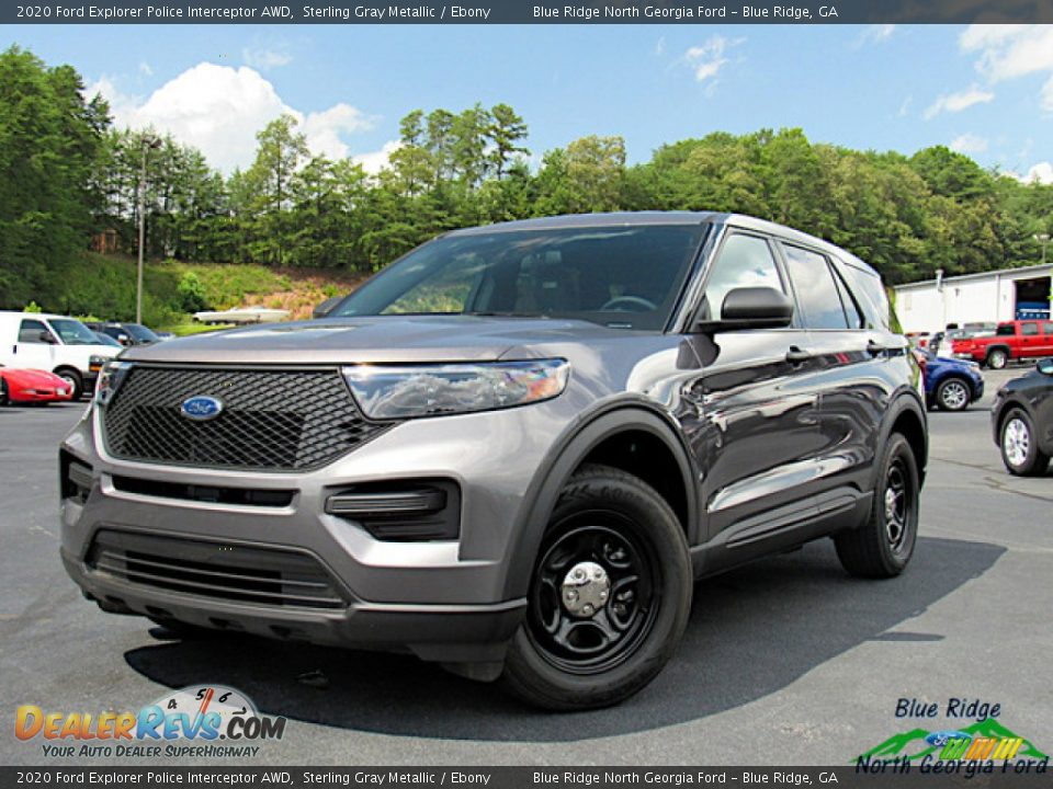 2020 Ford Explorer Police Interceptor AWD Sterling Gray Metallic / Ebony Photo #1