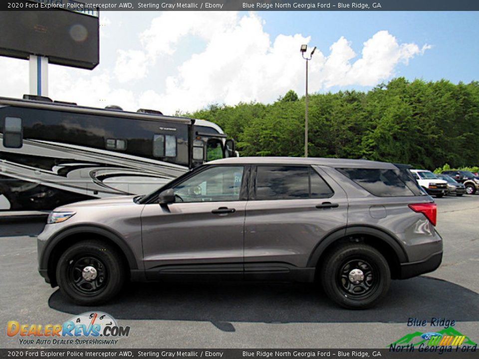 2020 Ford Explorer Police Interceptor AWD Sterling Gray Metallic / Ebony Photo #2