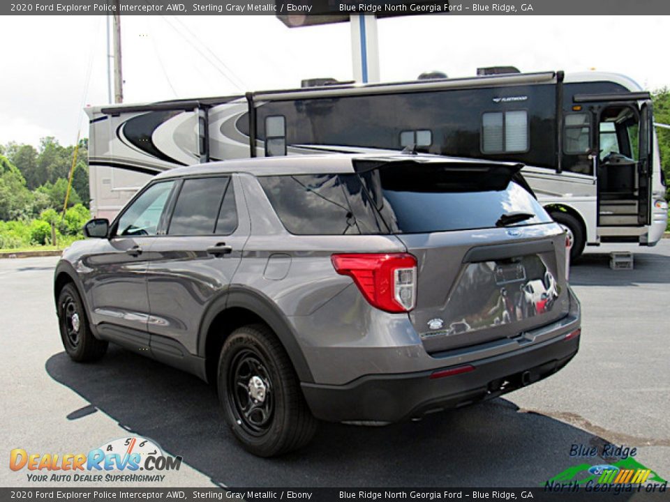 2020 Ford Explorer Police Interceptor AWD Sterling Gray Metallic / Ebony Photo #3