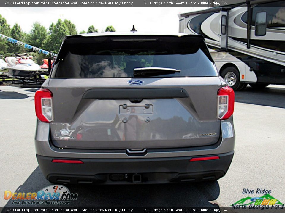 2020 Ford Explorer Police Interceptor AWD Sterling Gray Metallic / Ebony Photo #4