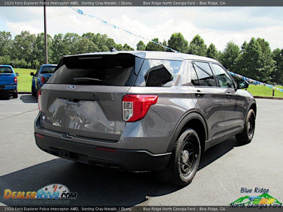 2020 Ford Explorer Police Interceptor AWD Sterling Gray Metallic / Ebony Photo #5