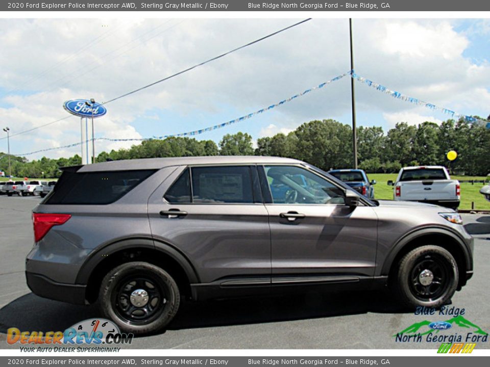 2020 Ford Explorer Police Interceptor AWD Sterling Gray Metallic / Ebony Photo #6