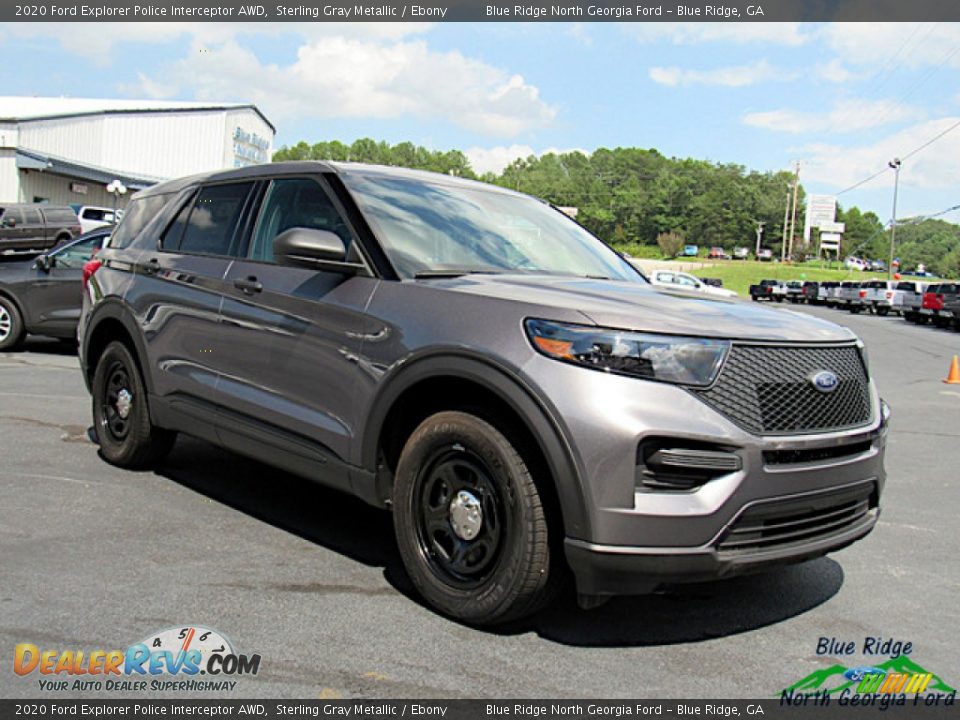 2020 Ford Explorer Police Interceptor AWD Sterling Gray Metallic / Ebony Photo #7