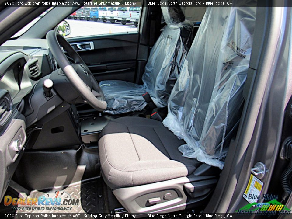 2020 Ford Explorer Police Interceptor AWD Sterling Gray Metallic / Ebony Photo #9