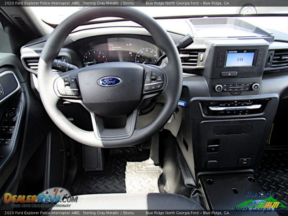 2020 Ford Explorer Police Interceptor AWD Sterling Gray Metallic / Ebony Photo #13