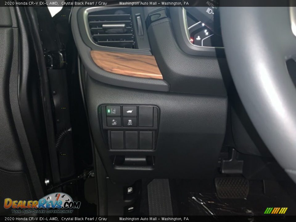 2020 Honda CR-V EX-L AWD Crystal Black Pearl / Gray Photo #11