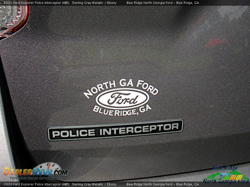 2020 Ford Explorer Police Interceptor AWD Sterling Gray Metallic / Ebony Photo #19