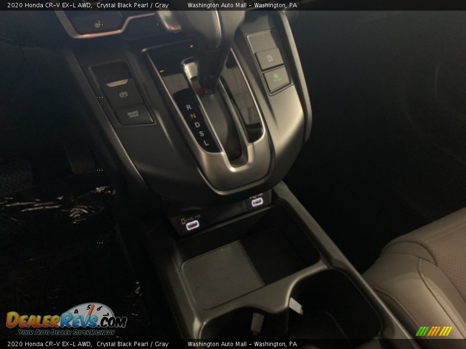 2020 Honda CR-V EX-L AWD Crystal Black Pearl / Gray Photo #17