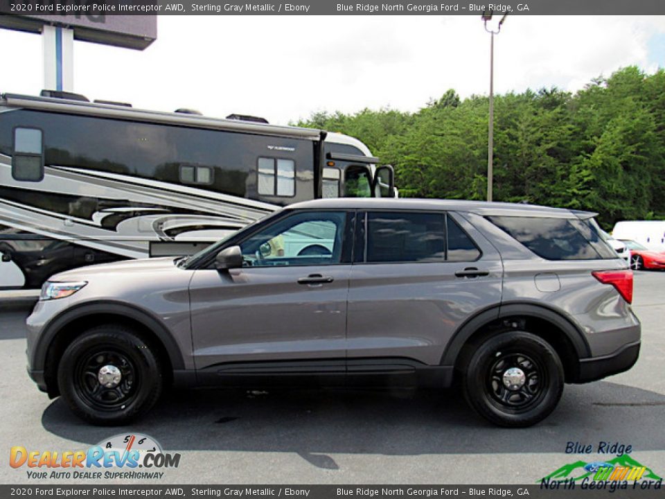 2020 Ford Explorer Police Interceptor AWD Sterling Gray Metallic / Ebony Photo #2