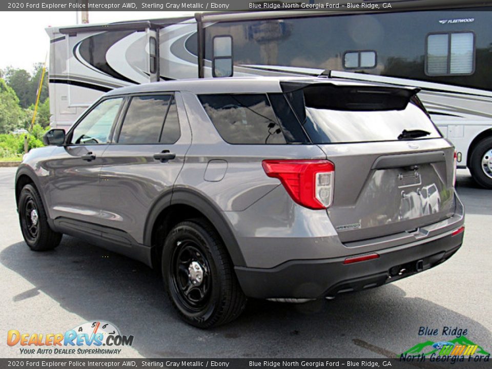 2020 Ford Explorer Police Interceptor AWD Sterling Gray Metallic / Ebony Photo #3