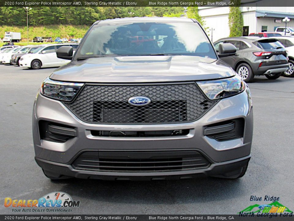 2020 Ford Explorer Police Interceptor AWD Sterling Gray Metallic / Ebony Photo #5