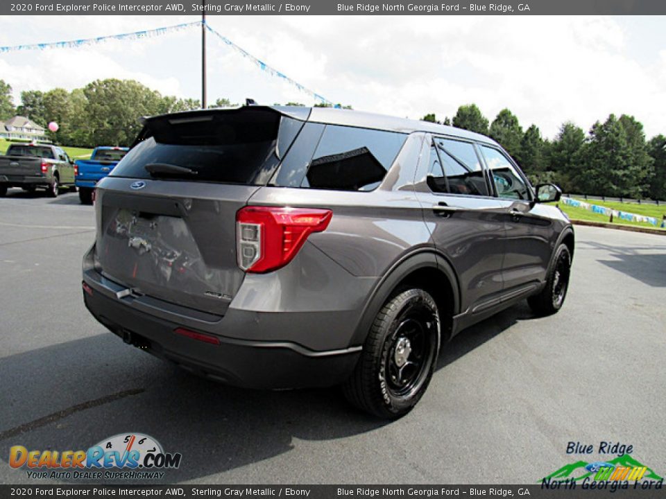 2020 Ford Explorer Police Interceptor AWD Sterling Gray Metallic / Ebony Photo #6