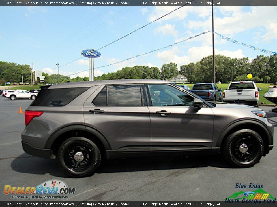 2020 Ford Explorer Police Interceptor AWD Sterling Gray Metallic / Ebony Photo #7