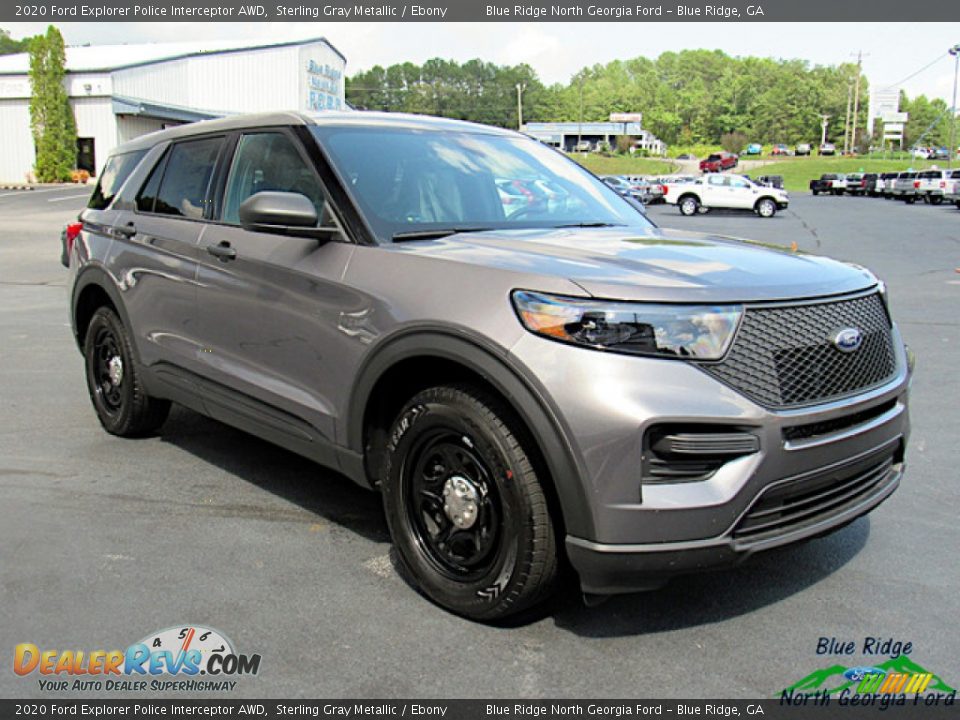 2020 Ford Explorer Police Interceptor AWD Sterling Gray Metallic / Ebony Photo #8