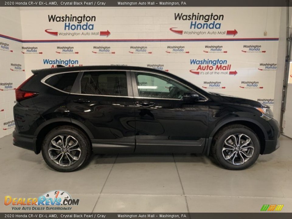 2020 Honda CR-V EX-L AWD Crystal Black Pearl / Gray Photo #1