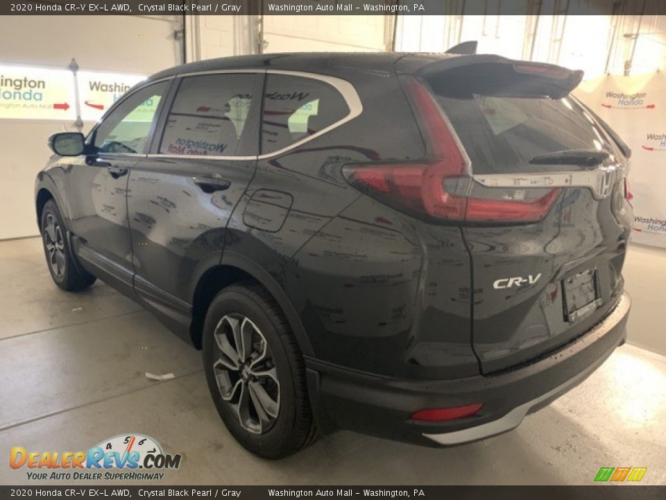 2020 Honda CR-V EX-L AWD Crystal Black Pearl / Gray Photo #3