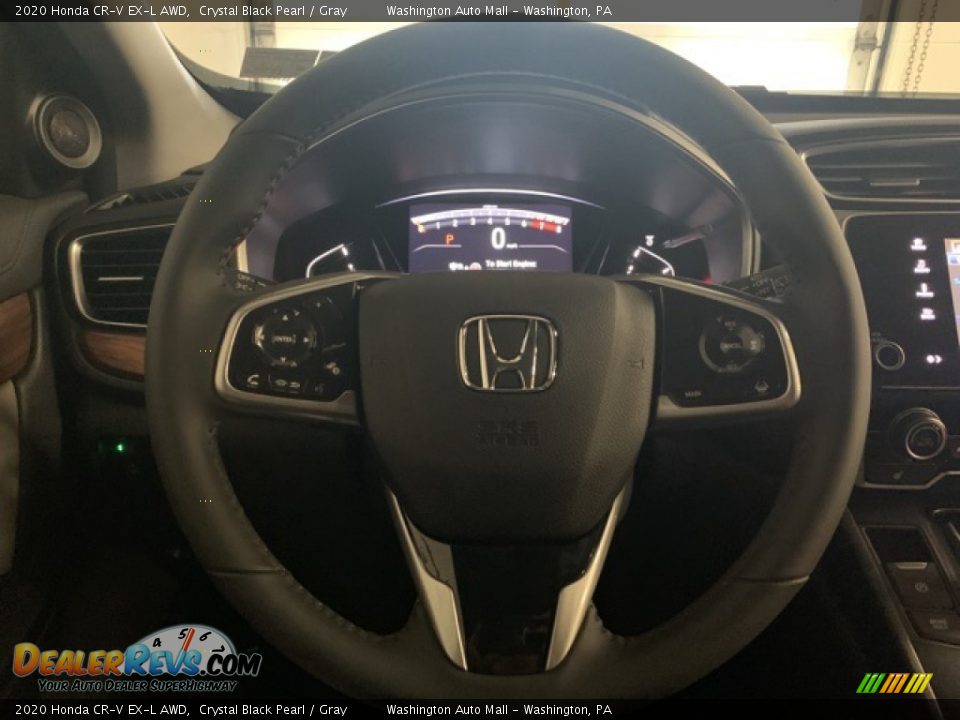 2020 Honda CR-V EX-L AWD Crystal Black Pearl / Gray Photo #5
