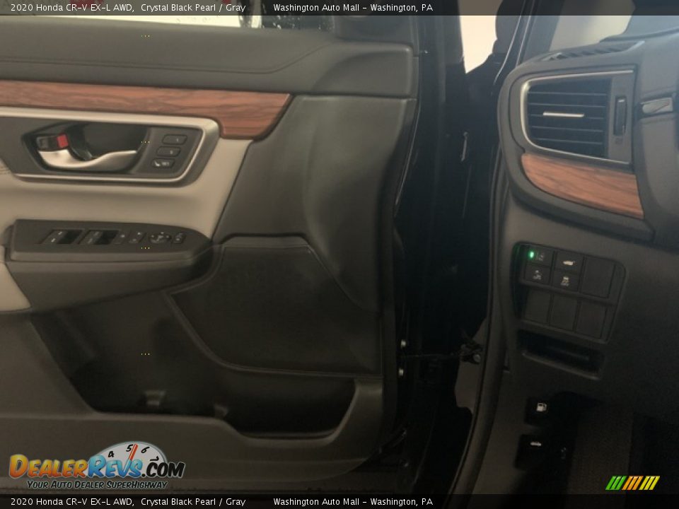 2020 Honda CR-V EX-L AWD Crystal Black Pearl / Gray Photo #6