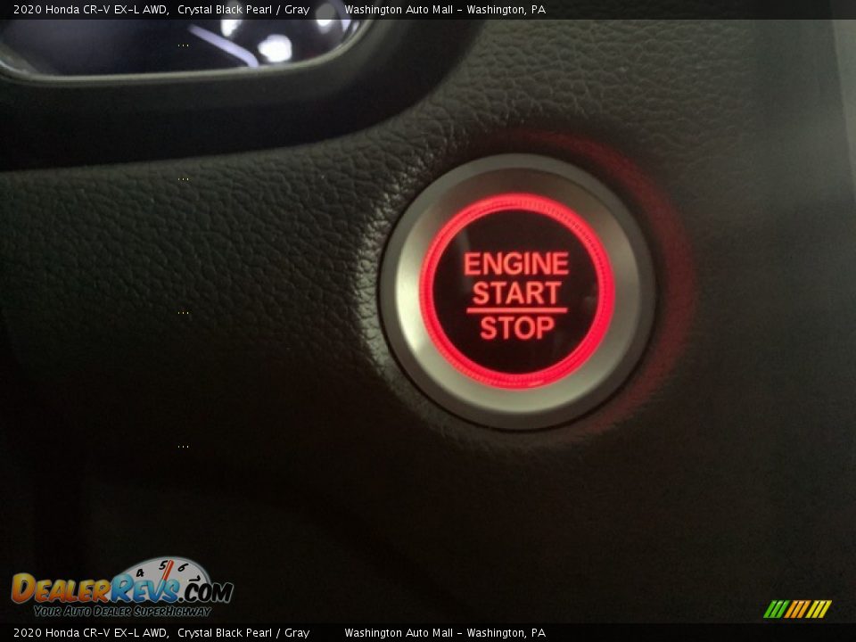 2020 Honda CR-V EX-L AWD Crystal Black Pearl / Gray Photo #10