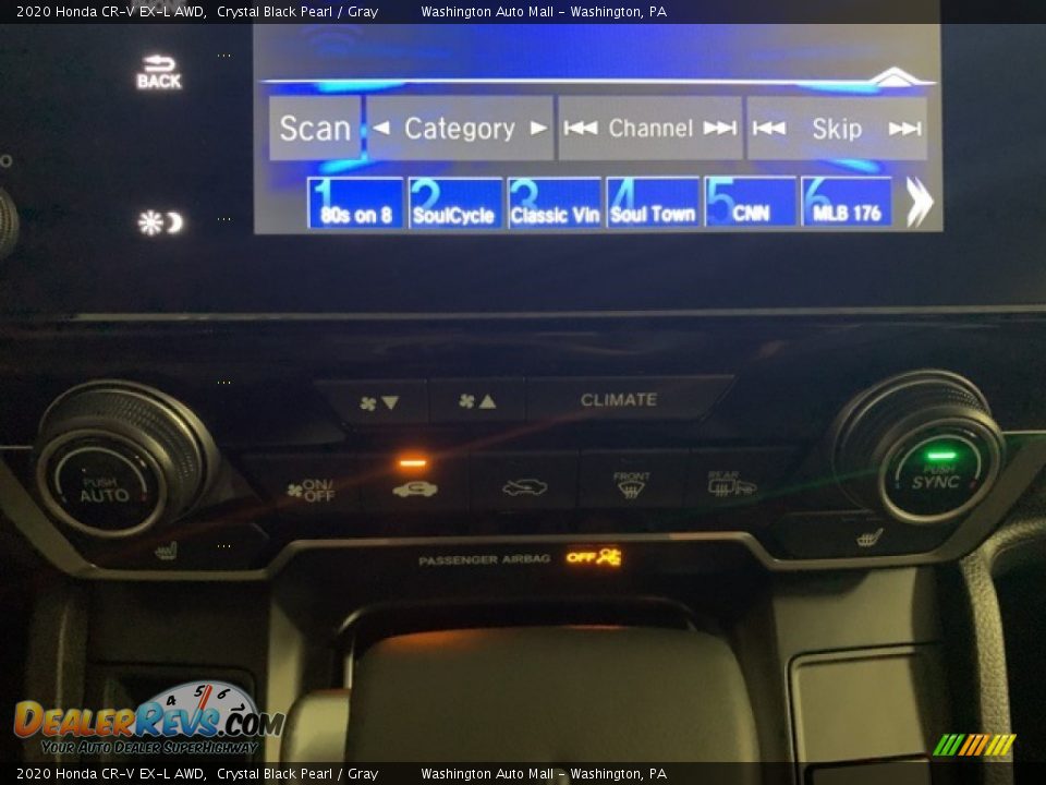 2020 Honda CR-V EX-L AWD Crystal Black Pearl / Gray Photo #14