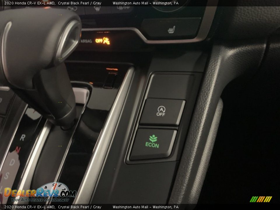 2020 Honda CR-V EX-L AWD Crystal Black Pearl / Gray Photo #17
