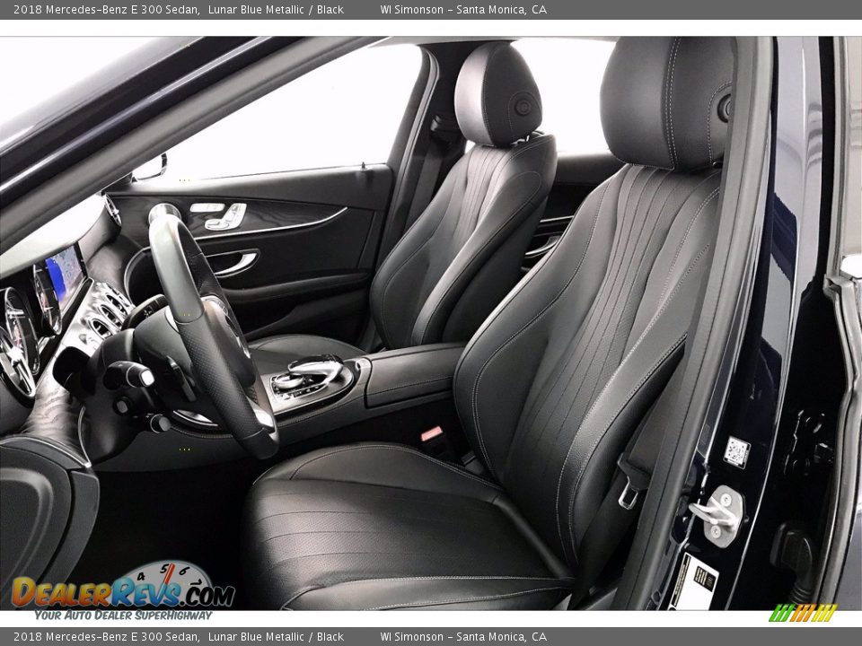 2018 Mercedes-Benz E 300 Sedan Lunar Blue Metallic / Black Photo #14