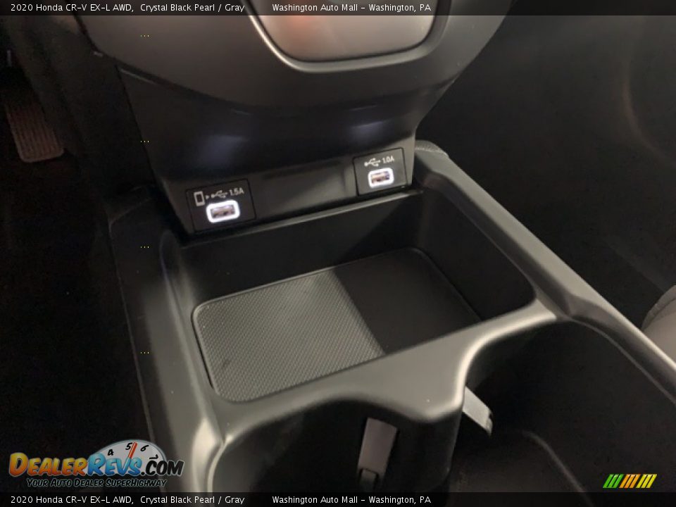 2020 Honda CR-V EX-L AWD Crystal Black Pearl / Gray Photo #18