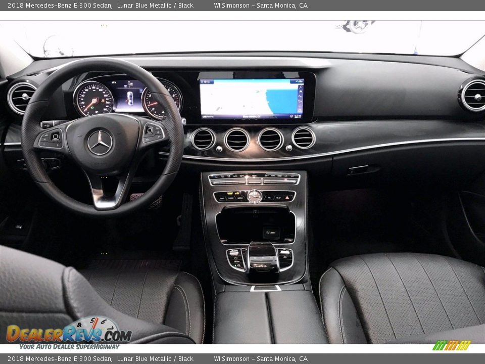 2018 Mercedes-Benz E 300 Sedan Lunar Blue Metallic / Black Photo #17
