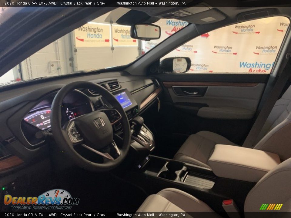 2020 Honda CR-V EX-L AWD Crystal Black Pearl / Gray Photo #23