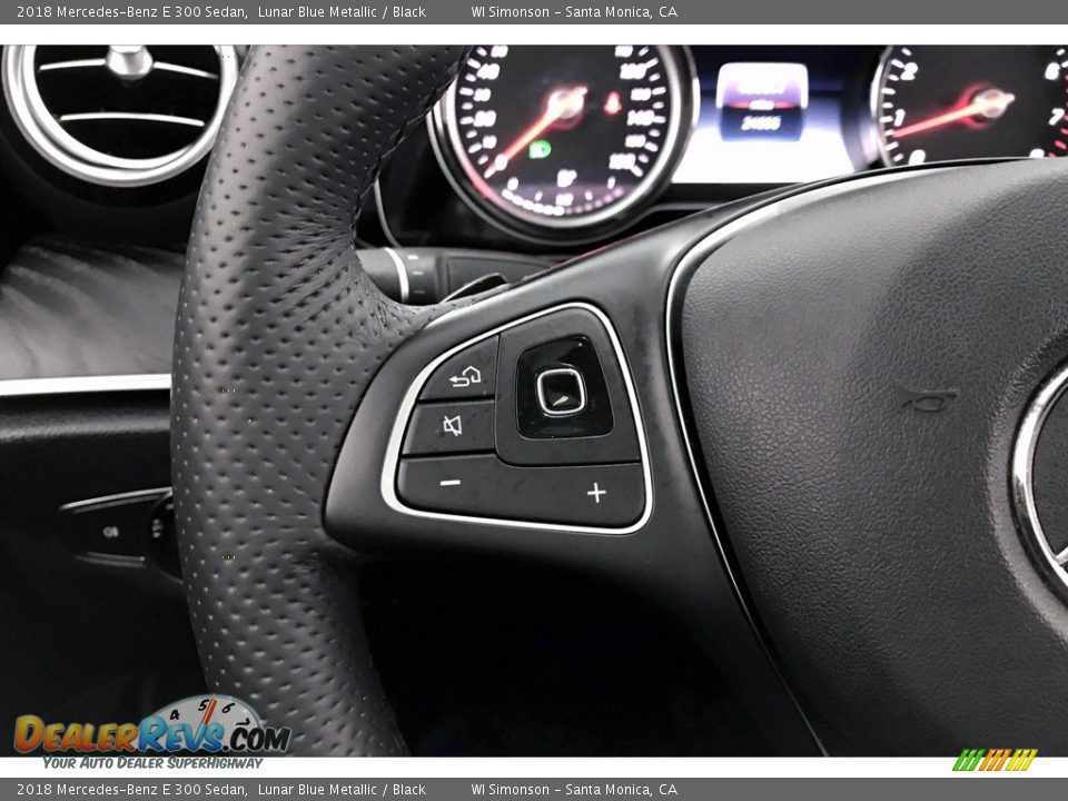 2018 Mercedes-Benz E 300 Sedan Lunar Blue Metallic / Black Photo #18