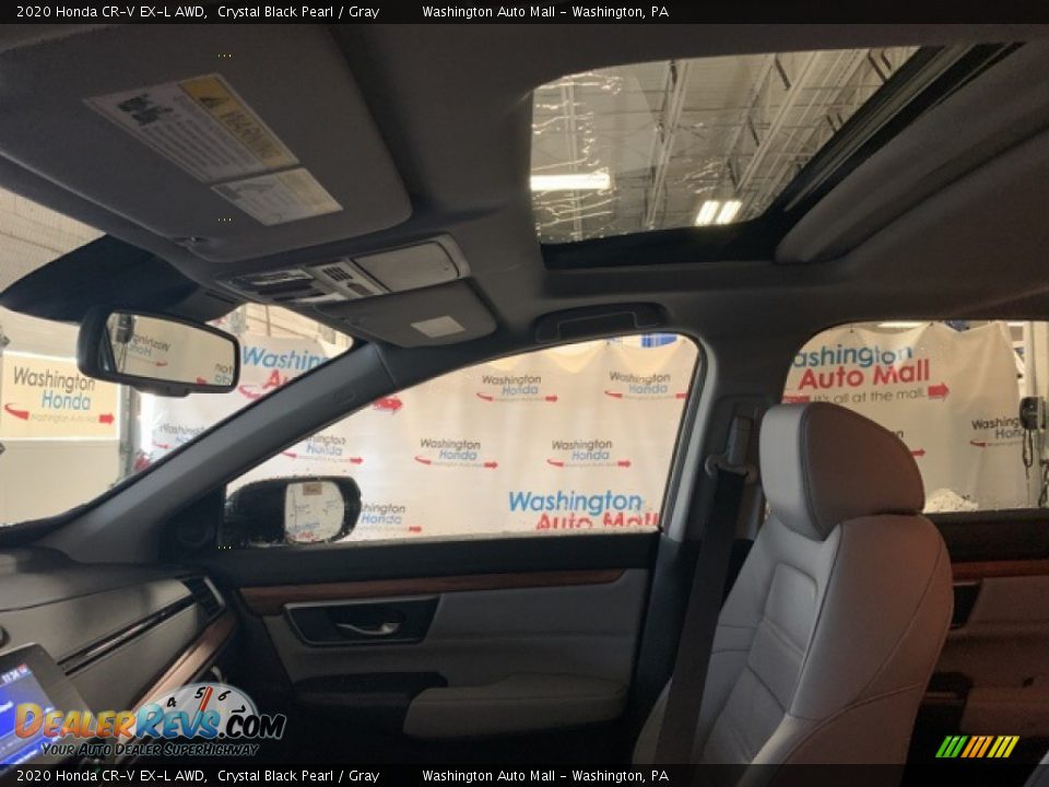 2020 Honda CR-V EX-L AWD Crystal Black Pearl / Gray Photo #25