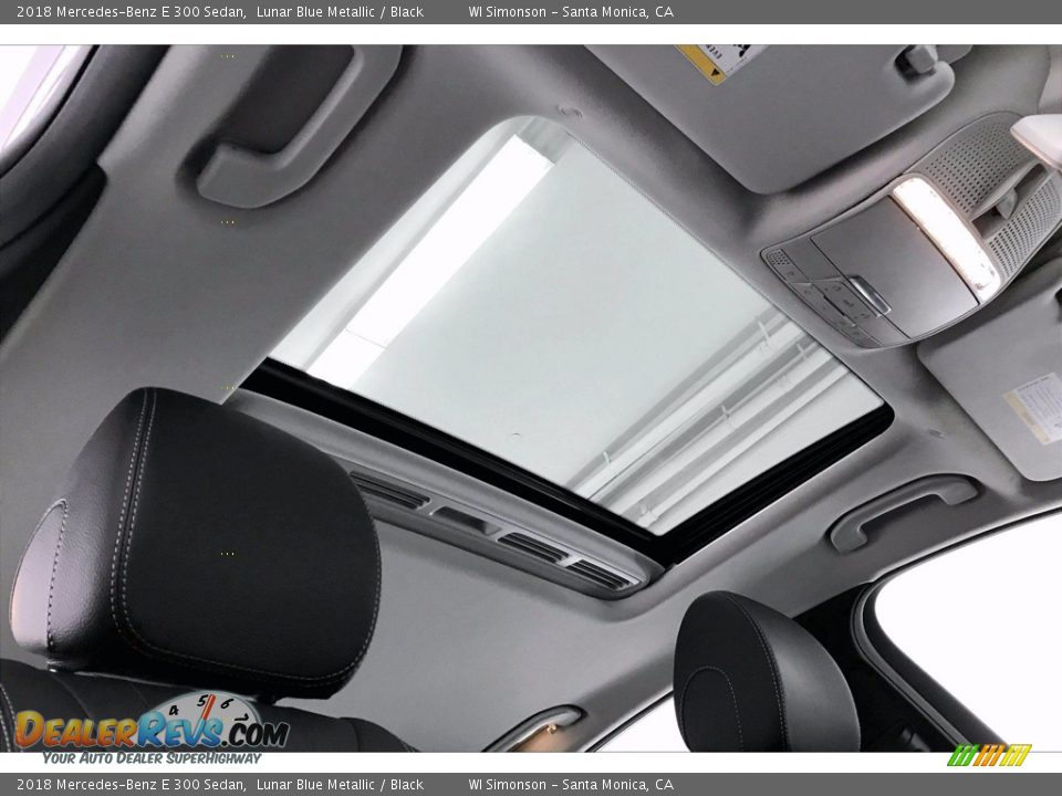 2018 Mercedes-Benz E 300 Sedan Lunar Blue Metallic / Black Photo #29