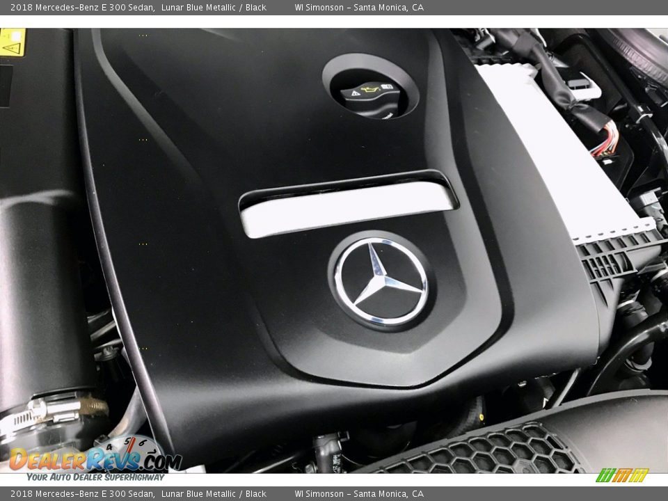 2018 Mercedes-Benz E 300 Sedan Lunar Blue Metallic / Black Photo #31