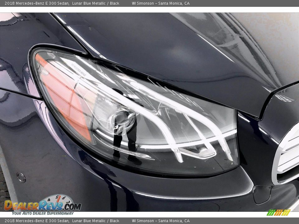 2018 Mercedes-Benz E 300 Sedan Lunar Blue Metallic / Black Photo #32