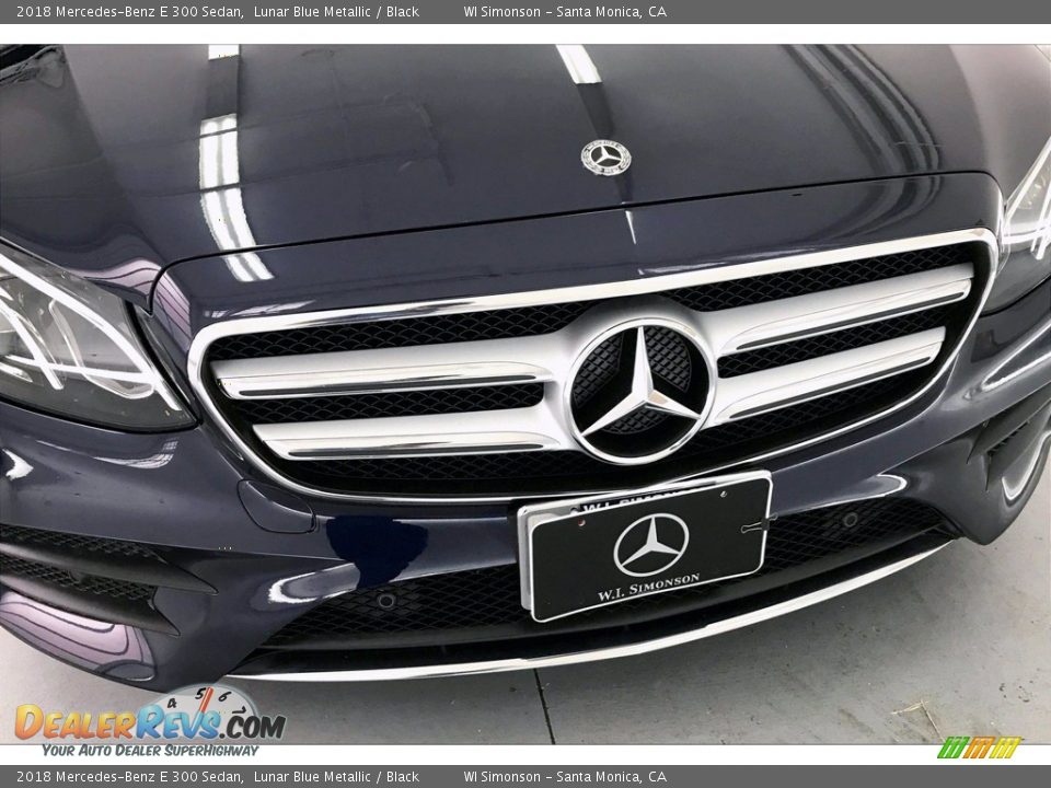 2018 Mercedes-Benz E 300 Sedan Lunar Blue Metallic / Black Photo #33