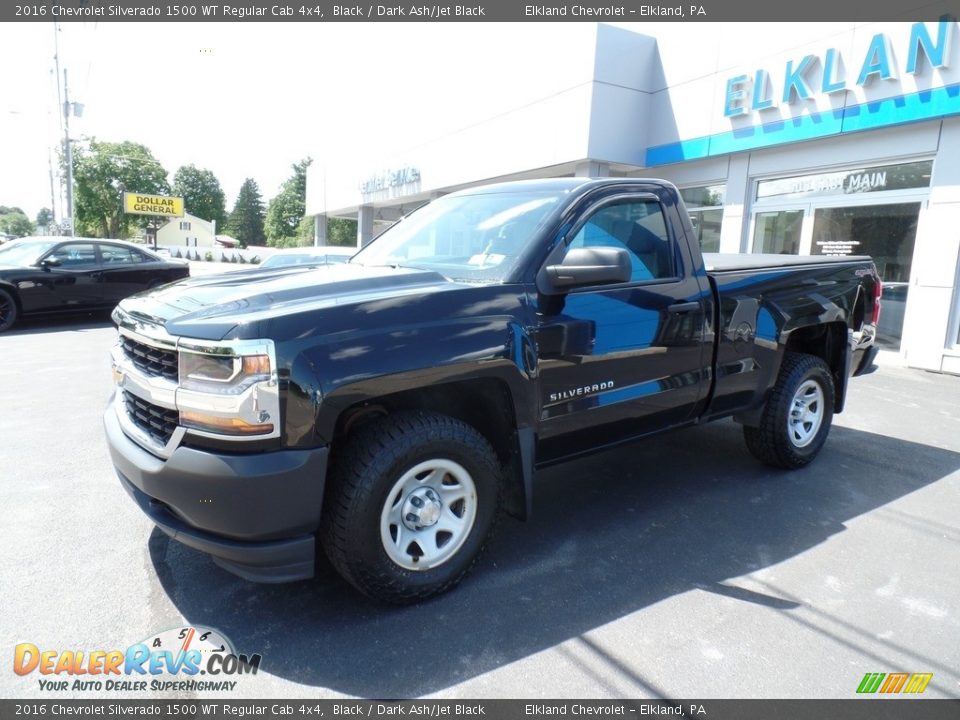 2016 Chevrolet Silverado 1500 WT Regular Cab 4x4 Black / Dark Ash/Jet Black Photo #1