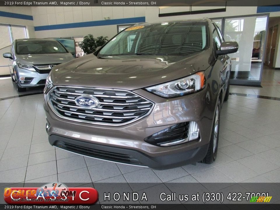 2019 Ford Edge Titanium AWD Magnetic / Ebony Photo #1