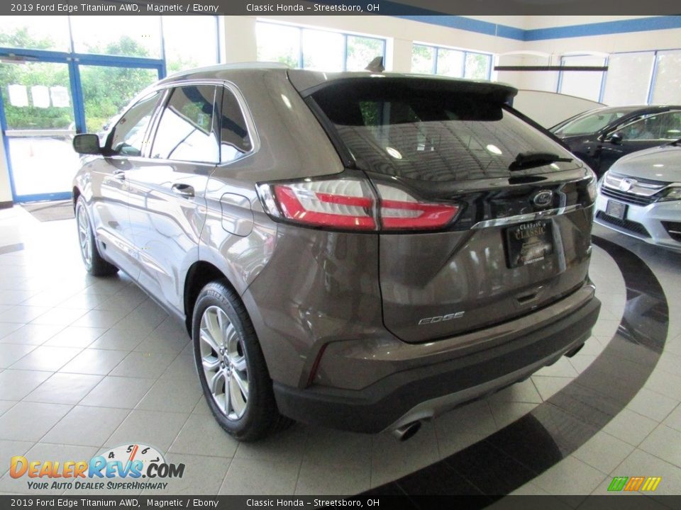 2019 Ford Edge Titanium AWD Magnetic / Ebony Photo #3