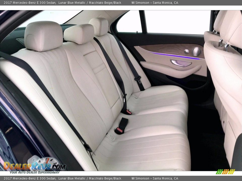 2017 Mercedes-Benz E 300 Sedan Lunar Blue Metallic / Macchiato Beige/Black Photo #13