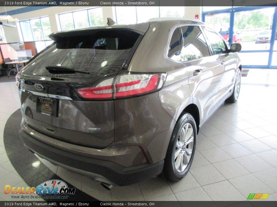 2019 Ford Edge Titanium AWD Magnetic / Ebony Photo #4