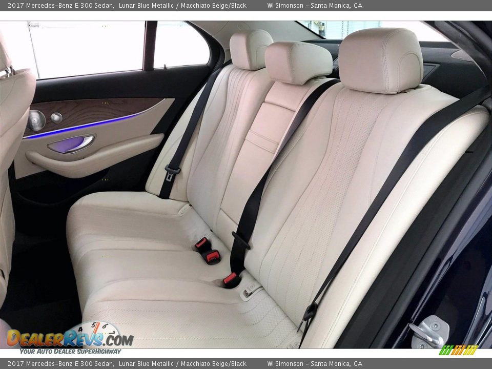 2017 Mercedes-Benz E 300 Sedan Lunar Blue Metallic / Macchiato Beige/Black Photo #15