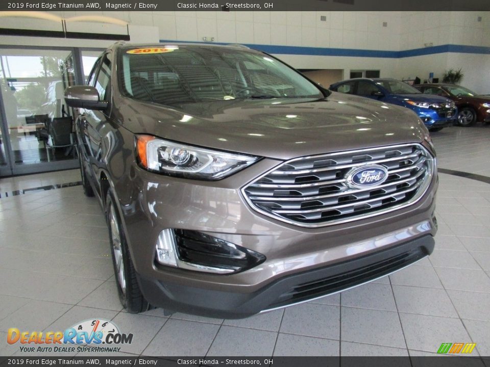2019 Ford Edge Titanium AWD Magnetic / Ebony Photo #6