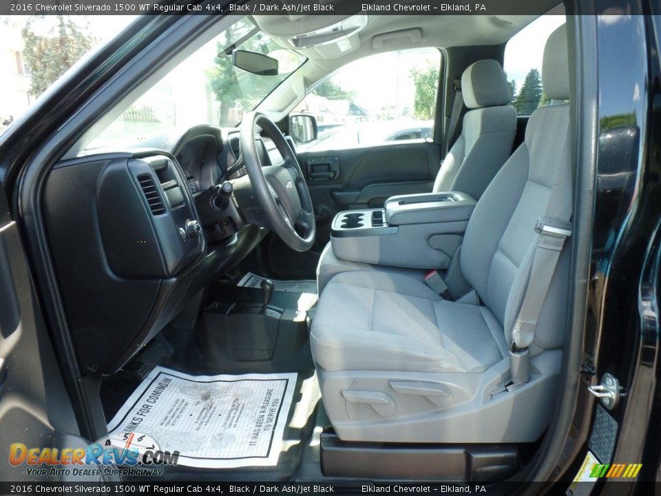 2016 Chevrolet Silverado 1500 WT Regular Cab 4x4 Black / Dark Ash/Jet Black Photo #18