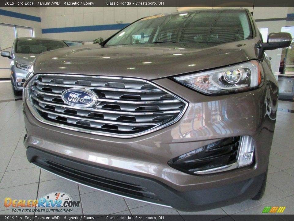 2019 Ford Edge Titanium AWD Magnetic / Ebony Photo #7