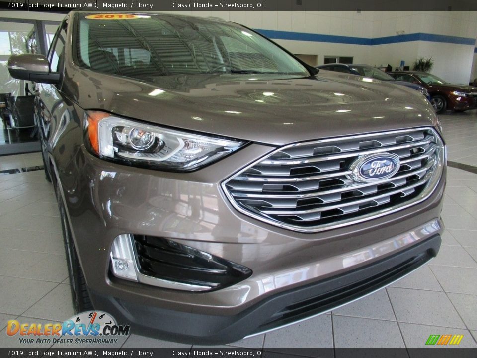 2019 Ford Edge Titanium AWD Magnetic / Ebony Photo #12