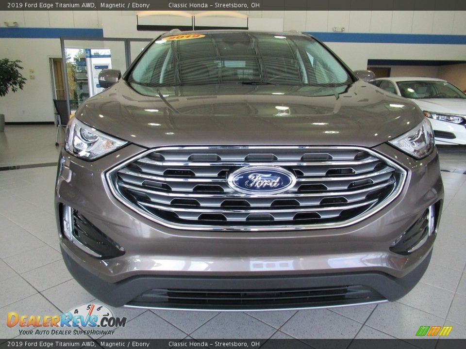 2019 Ford Edge Titanium AWD Magnetic / Ebony Photo #13