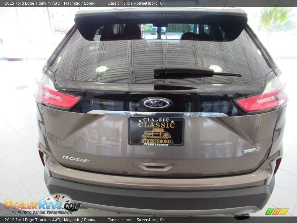 2019 Ford Edge Titanium AWD Magnetic / Ebony Photo #14
